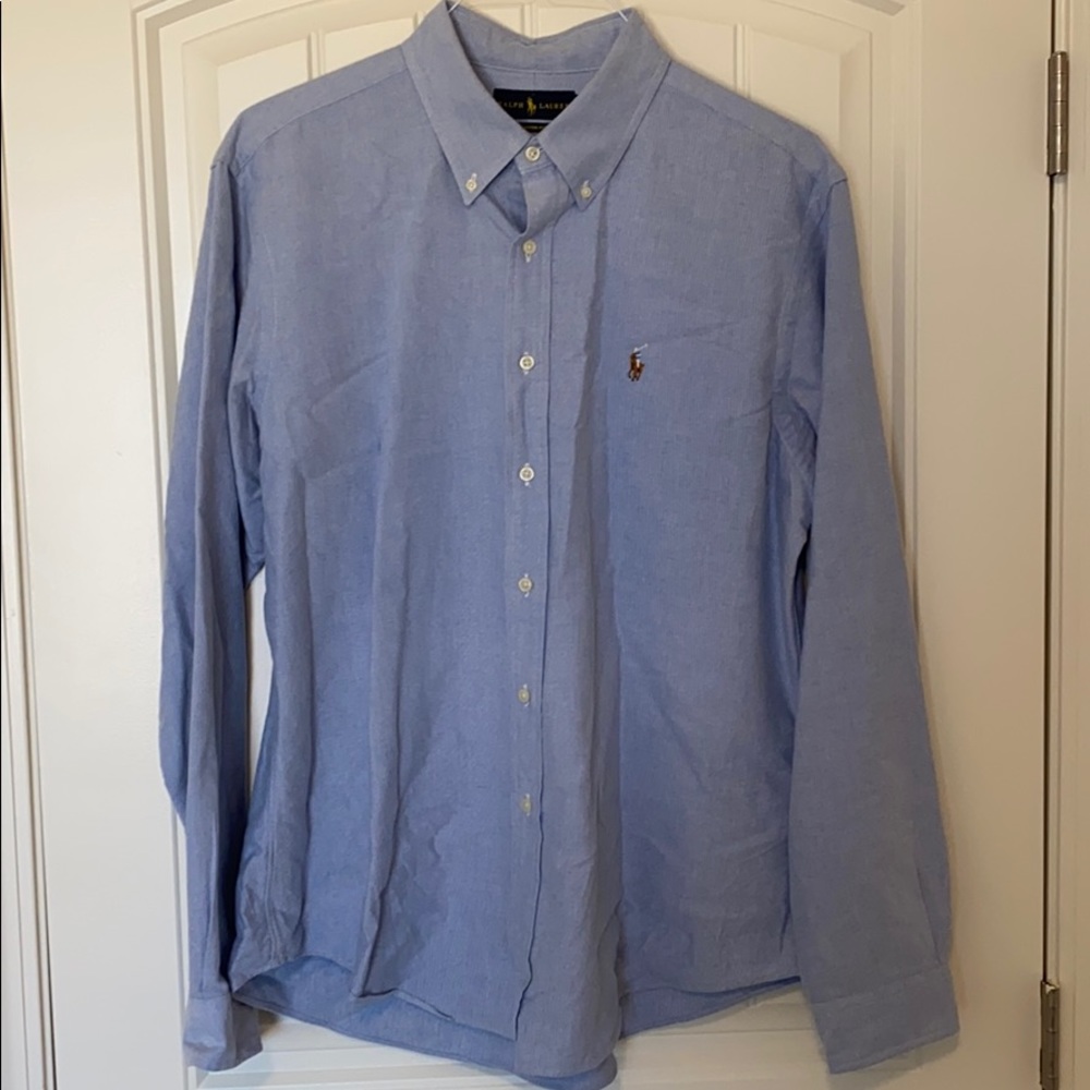 Ralph Lauren Dress Shirt, Light Blue, XL
